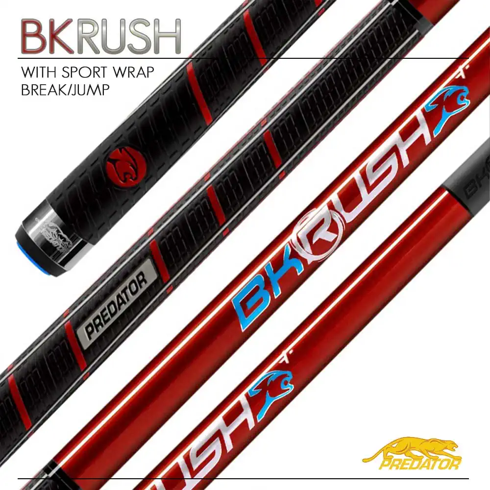 POOL CUE PREDATOR BK RUSH [ RED ] JUMP BREAK SW